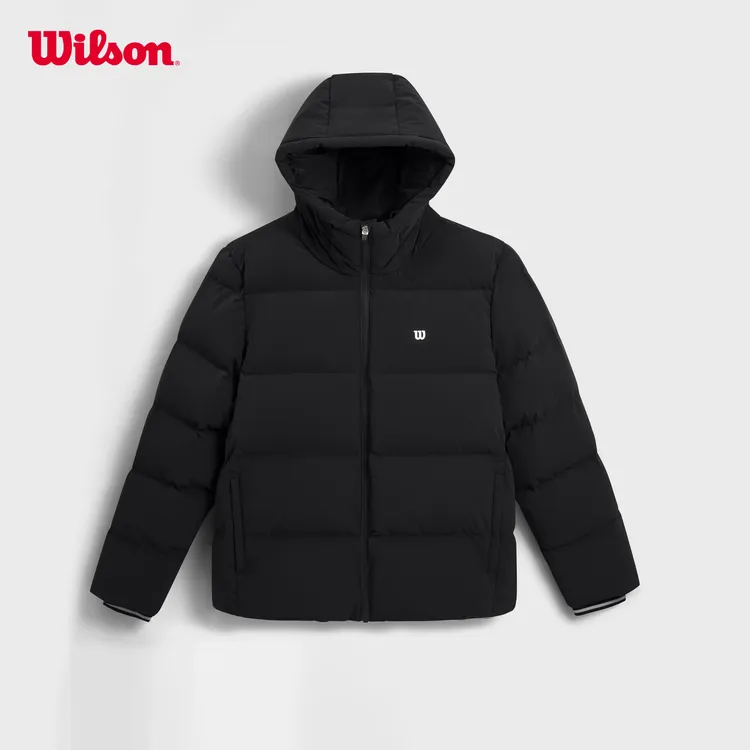 Wilson威尔胜官方25秋冬新款男士连帽防风保暖蓬松羽绒服WM20095