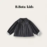 2025秋款儿童休闲纯色简约外套-bt638