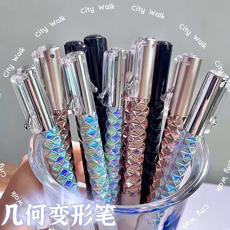 小红书同款解压几何变形笔强迫症炫酷ins高颜值中性笔学生刷题笔