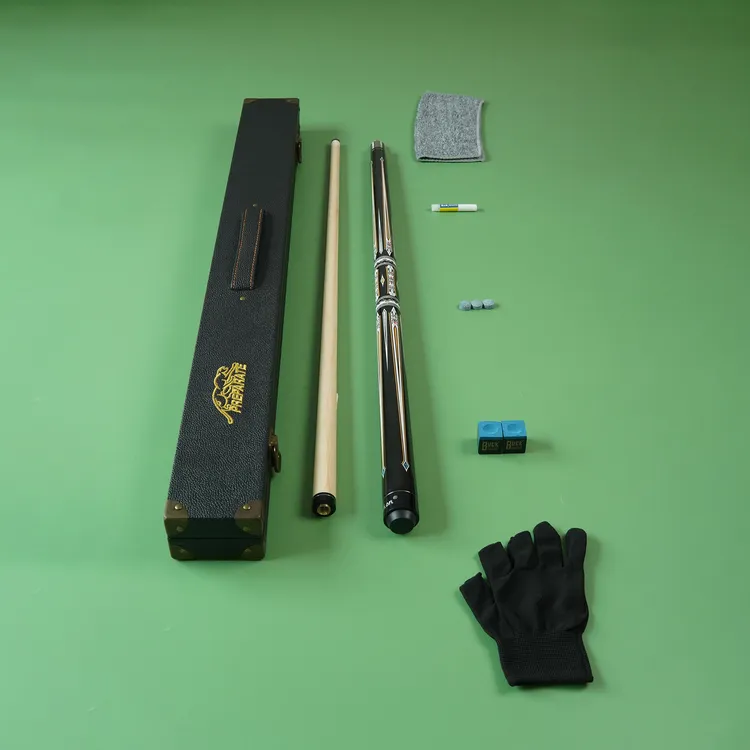 天神之眼分体九球大头手工黑八枫木小头球杆中头桌球杆