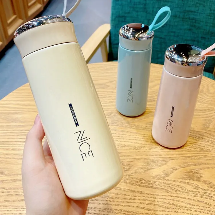 高颜值玻璃杯杯子店庆水杯男女士节日奈斯开业随手杯礼品便携时尚