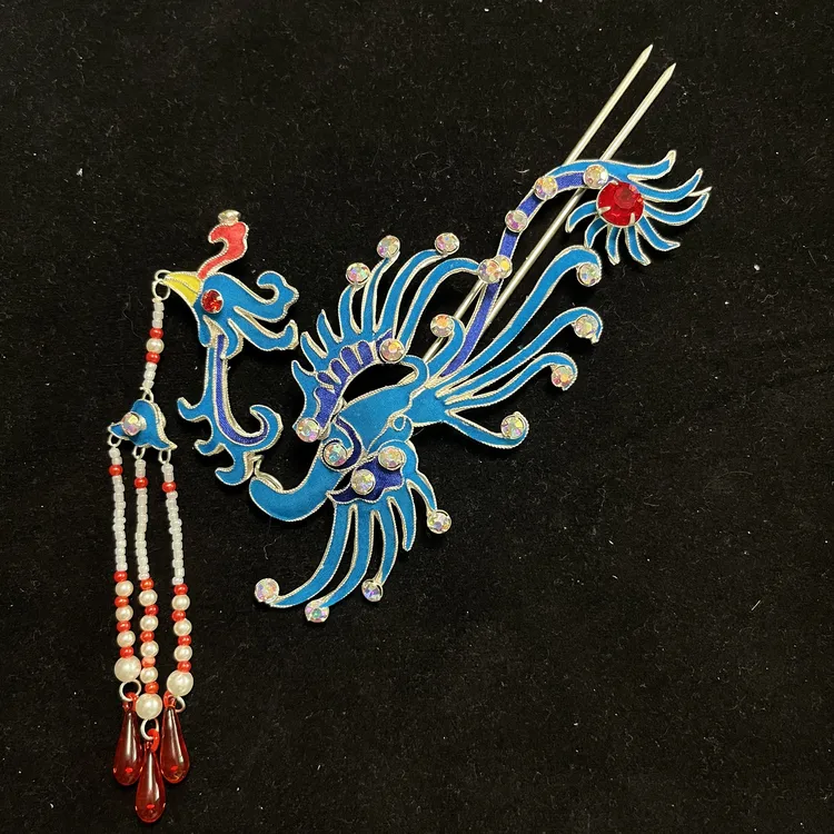 戏曲头面点绸单尾小偏凤（右）