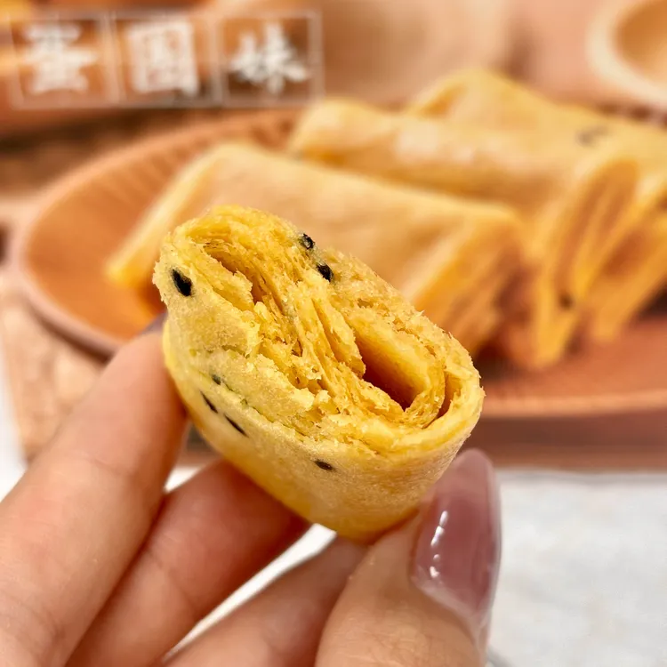 鸡蛋卷多种口味蛋卷酥脆饼干蛋香浓郁配料表干净