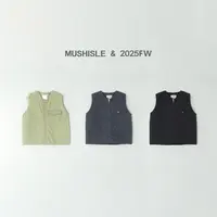 【MUSHISLE】阿又冬季童装儿童男童中大童工装休闲百搭棉马甲85008D
