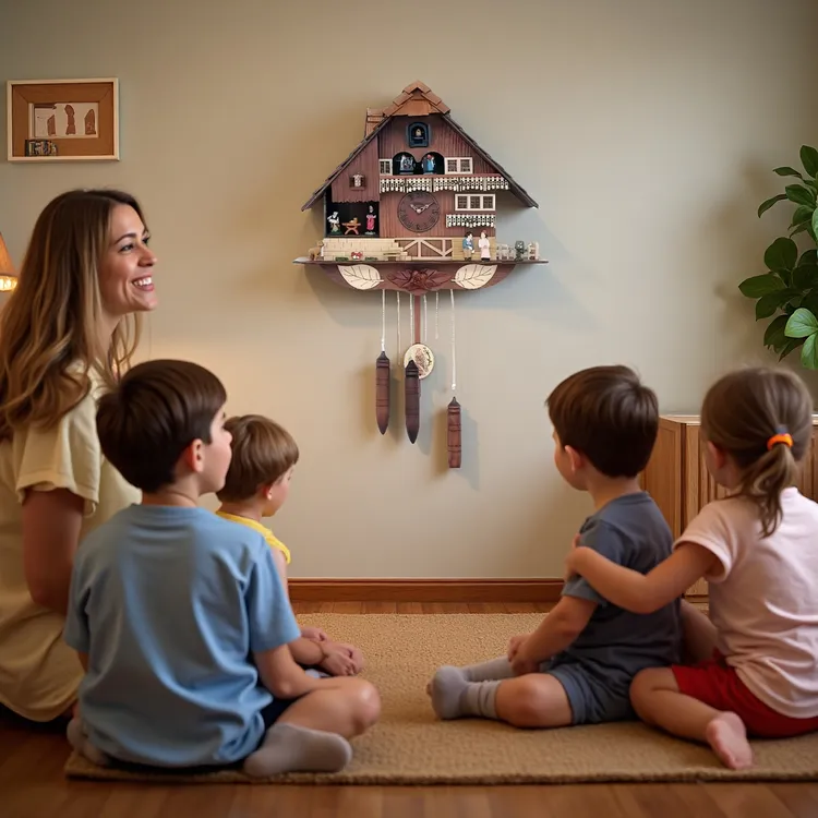 德国黑森林系列布谷钟客厅创意挂钟报时钟装饰钟表家用摇摆挂表