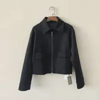 既是/JISHI【纯色绒面短款外套】休闲百搭时尚显高短外套夹克上衣