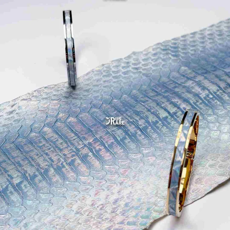 钛钢皮质手镯 russare手工蛇皮手镯小众原创饰品礼物（有新色）