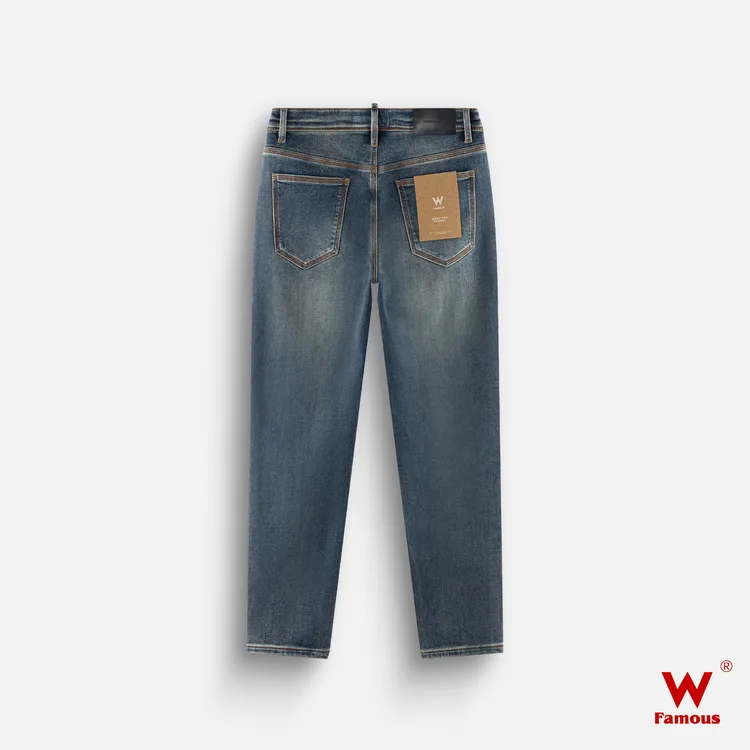 【冬款上新】1067-14.3安/主打舒适度/植入针织纤维/修身直筒牛仔裤