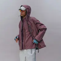 瞬时山野Monterest空山雨风暴版户外C6防泼水登山三合一冲锋衣