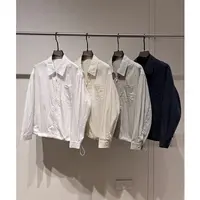 夏季松弛感穿搭莱赛尔纤维纯色极简老钱风翻领衬衫防晒外套薄5666