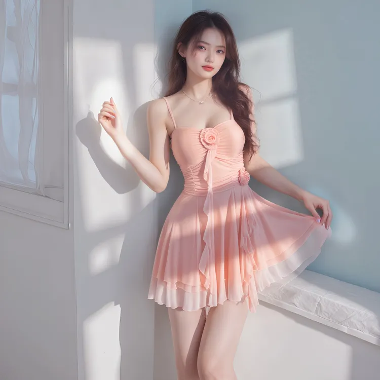 【蜜语私藏Muse】•80-170斤吊带裙性感后妈连衣裙网纱纯欲睡裙