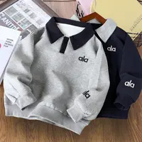 卫衣秋季重工polo领韩系休闲时尚洋气百搭翻领长袖中大童秋款韩版