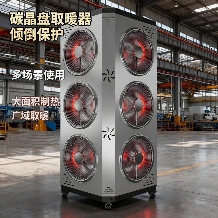 骆驼取暖器小太阳大面积碳晶盘商用家用节能电暖器客厅浴室速热