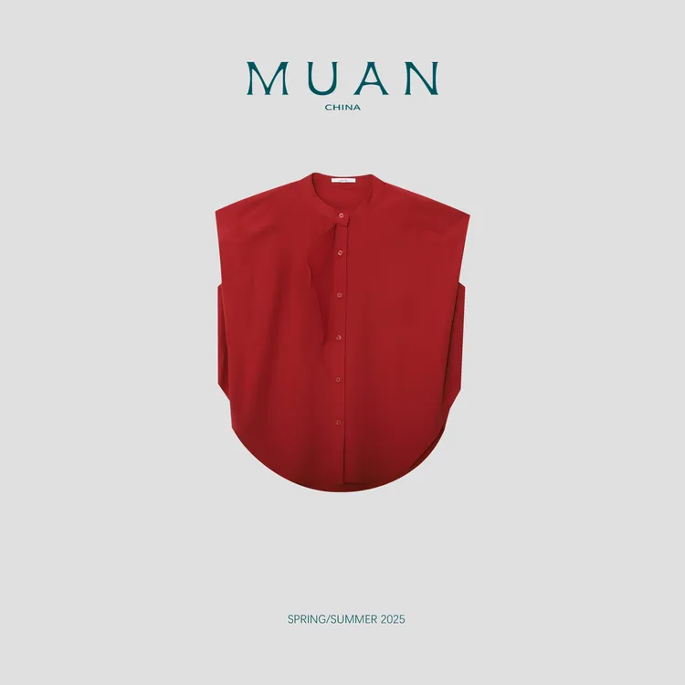 木岸MUAN:《理想背心》定制百搭高级简约宽松马甲背心女DG3-8934