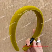 姜黄色少女风少女增高颅顶女日韩复古风复古宫廷复古发箍