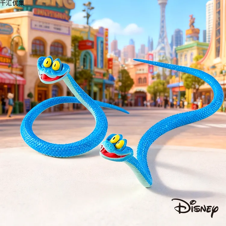 疯狂动物城2周边蛇盖瑞解压盲盒模型朱迪尼克手办全身可动摆件