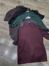 肩条细纹棉弹力面膜衫