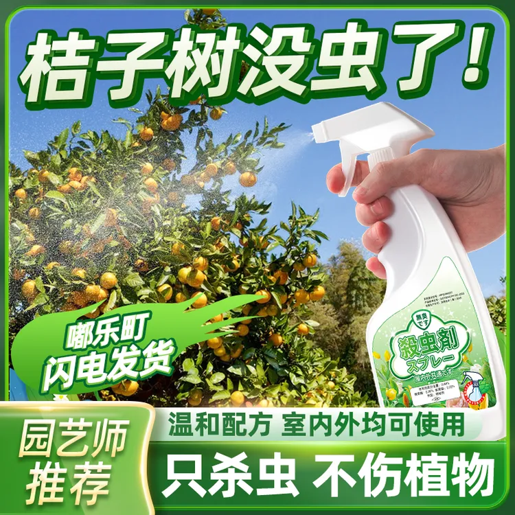 桔子树杀虫药柑橘柑桔专用桔树金桔柑子药水防虫除虫非农药杀菌剂