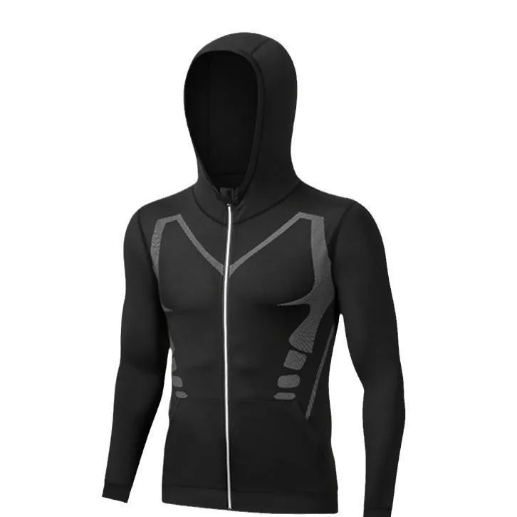 运动风衣外套男防风防雨秋冬骑行服训练跑步防水连帽冲锋衣夹克