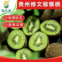 【花三岁】贵州修文猕猴桃新鲜水果坏果包赔贵长当季绿心奇异果24枚