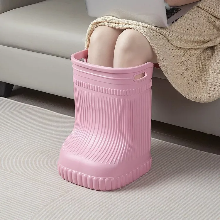 家用泡脚桶专用按摩祛湿泡脚过膝保温足浴盆加热省水无异味泡脚桶