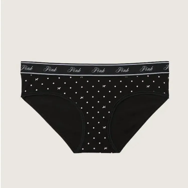 【维密PINK ·爆款内裤】 弹性柔软腰带中低腰舒适内裤女士