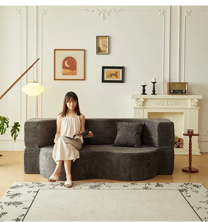 压缩沙发工厂小户型折叠沙发床二合一客厅出租屋服装网红布艺沙发