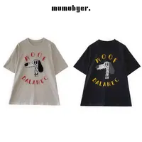 MUMUBYER •“非洗水版斑点狗”美式斑点狗印花短袖T恤