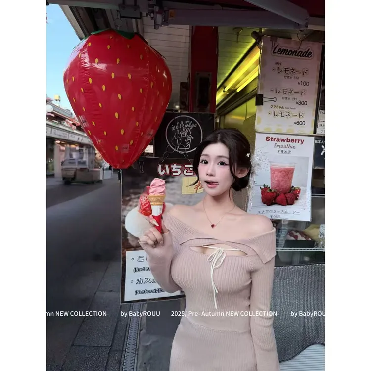 【樱花酥】温与柔 日系纯欲的神！元气粉嫩辣妹气质性感连衣裙