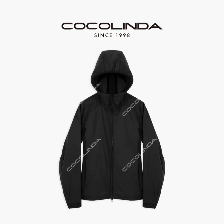 COCOLINDA | lU 男女CP户外运动亲肤连帽棉服Y2974