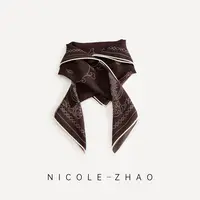 5NPS056（预售）【贵姐NICOLE】薄款多元素结合通用不起球围巾