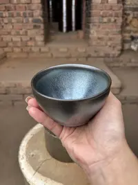 闪购 建窑建盏   蓝麒麟  茶器主人杯礼盒装带溯源证书   电烧 