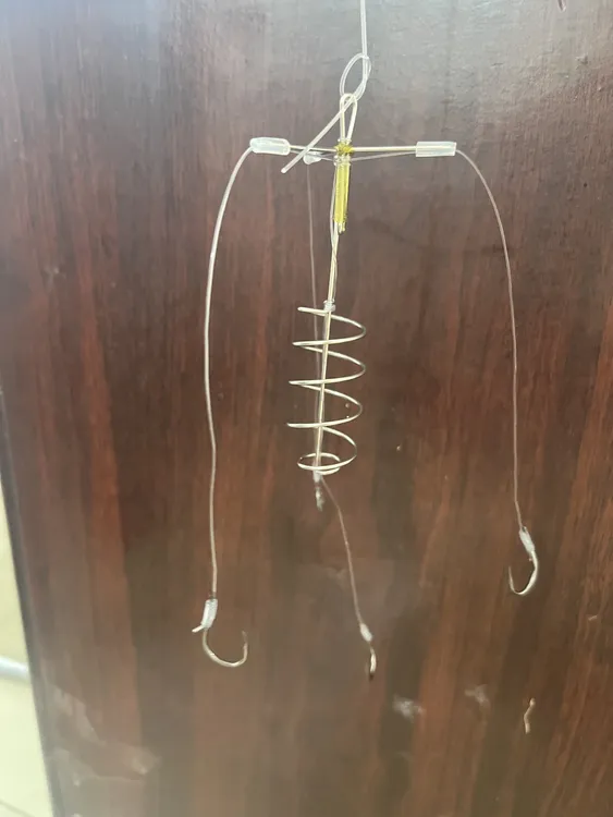 浮钓鲢鱅三角架子钩