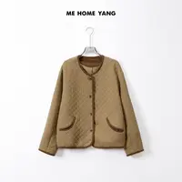 ME【空谷棉服】轻薄棉服极简时尚百搭通勤设计款休闲上衣MEQA1714
