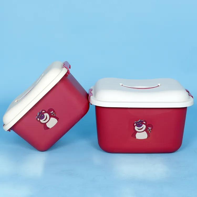 宥恩零食杂物收纳箱桌面收纳盒家用玩具衣物整理储物筐化妆品箱子