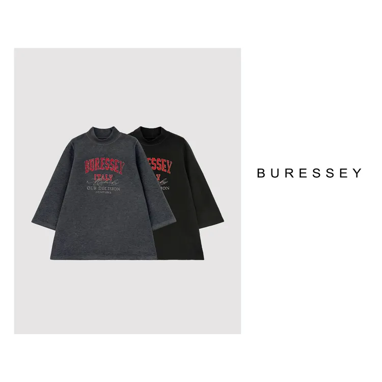 【娜姐秋冬款7127】巴瑟大码女装380克一分领宽松显瘦百搭长袖上衣