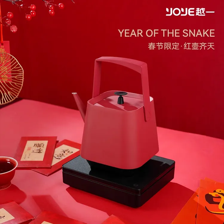越一A37智能烧水壶泡茶专用恒温家用保温煮水不锈钢单炉电热水壶