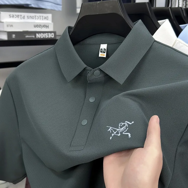 【奥特莱斯专区】短袖T恤男正品刺绣鸟男士polo衫夏季新款商务半袖