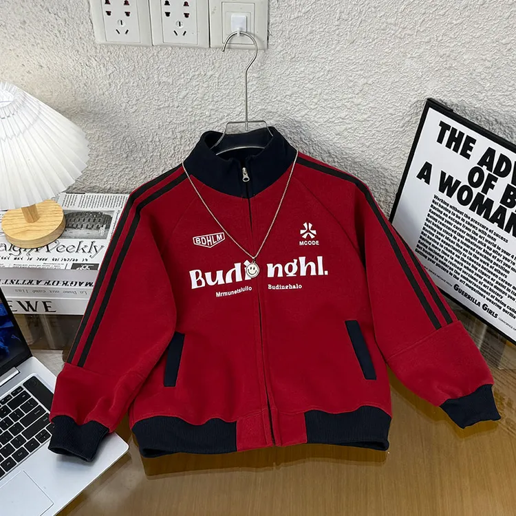 女童外套春秋款2025新款儿童洋气棒球服韩版夹克女孩开衫秋装上衣