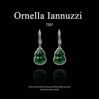 镀K金  Ornella Iannuzzi耳饰~7307
