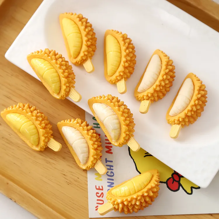 【现货/榴莲冰棒】正经定制香糯甜口DIY小摆件食玩 钥匙扣冰箱贴