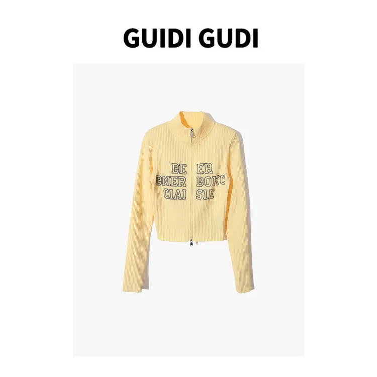 GUIDI GUDI【很开门】气质休闲百搭时尚字母外套 W9510400H
