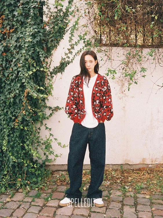 SPELLEDIT 2025冬季新品 后系带丹宁复古直筒裤 正品 NO退NO换