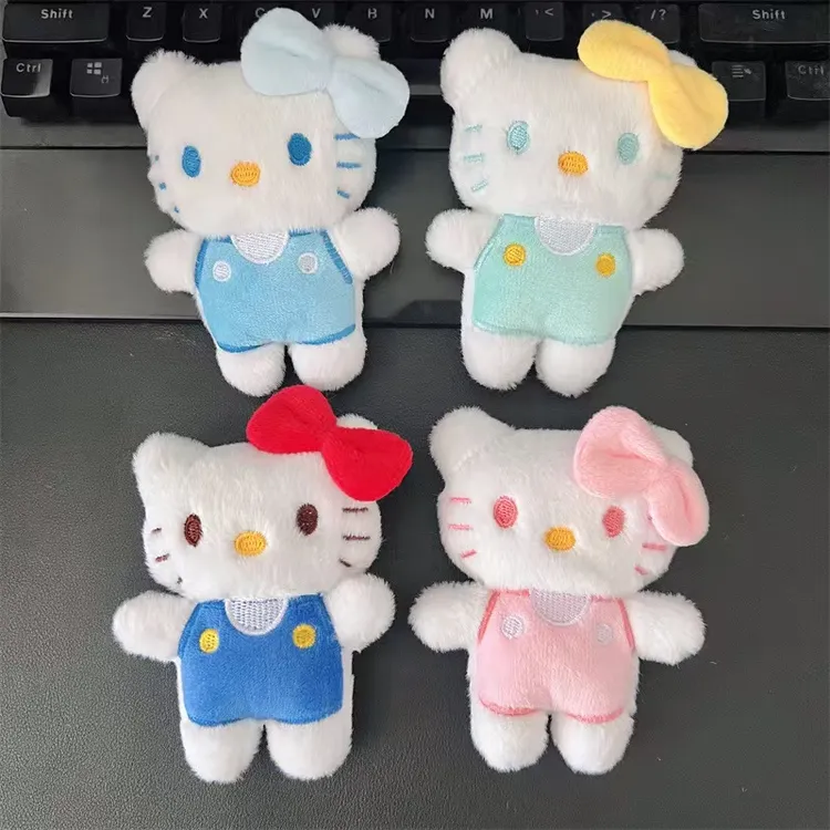 2025新款KT钥匙扣毛绒公仔挂件Kitty钥匙链挂饰包包挂件礼物 