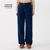 TeenieWeenie小熊女牛仔裤25简约时尚复古日常直筒裤TTTJ258TCBA