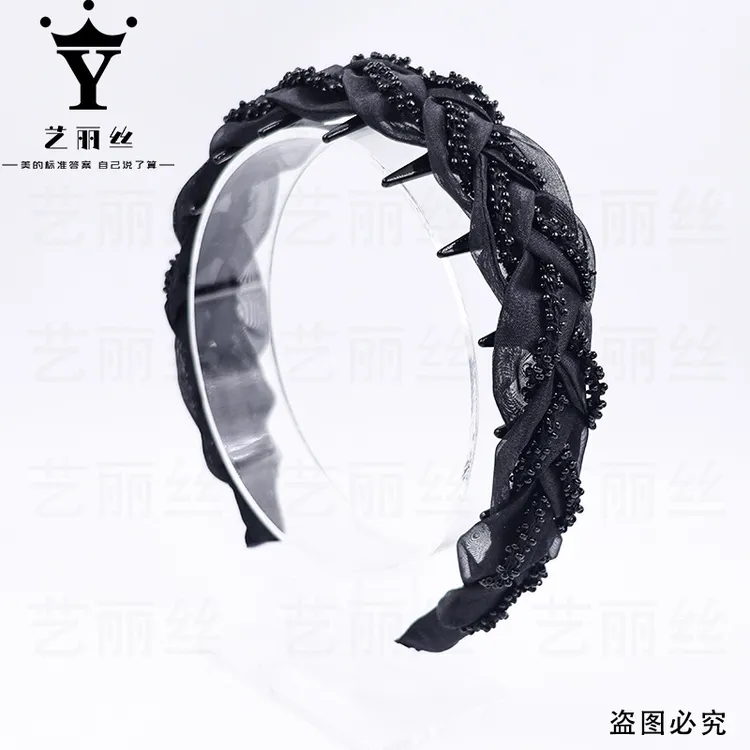 艺丽丝 东方之珠 遮白发款 简约大气 [星尚] 法式珠珠发箍 YL951