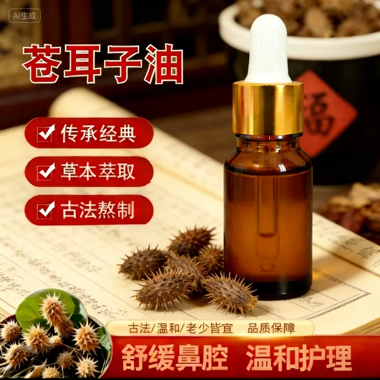 【苍耳子油】手工熬制 鼻舒精油 多种草本植物萃取 温和成分