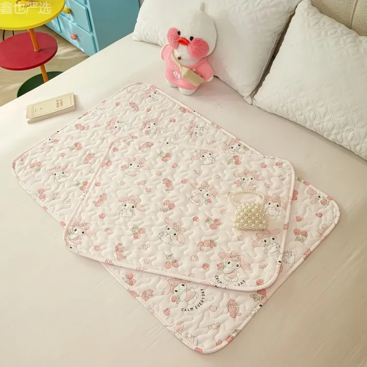 卡通防漏姨妈垫生理期床垫女生月经期例假专用床上防脏隔尿垫可洗