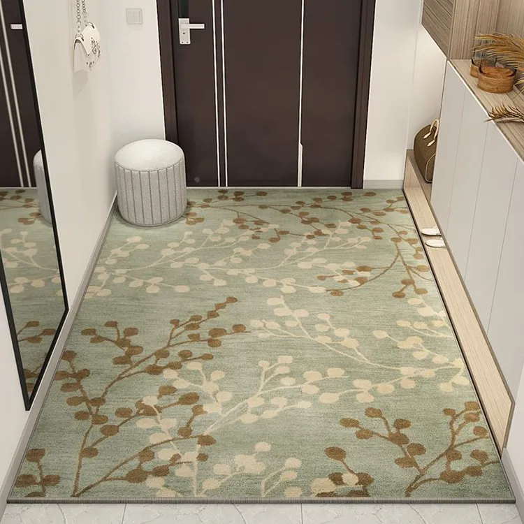 丝圈地垫入户门进门地毯门口家用门垫防滑客厅高级玄关脚垫可裁剪