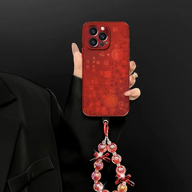 适用于【苹果/oppo/华为/vivo/小米】电镀百福闪粉壳创意防摔手机壳